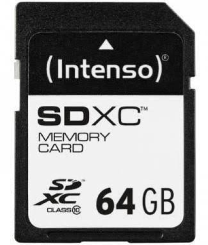 INTENSO 3411490 64GB SD CLASSE 10